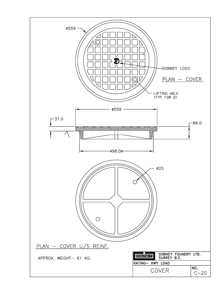 Technical drawing: Cover