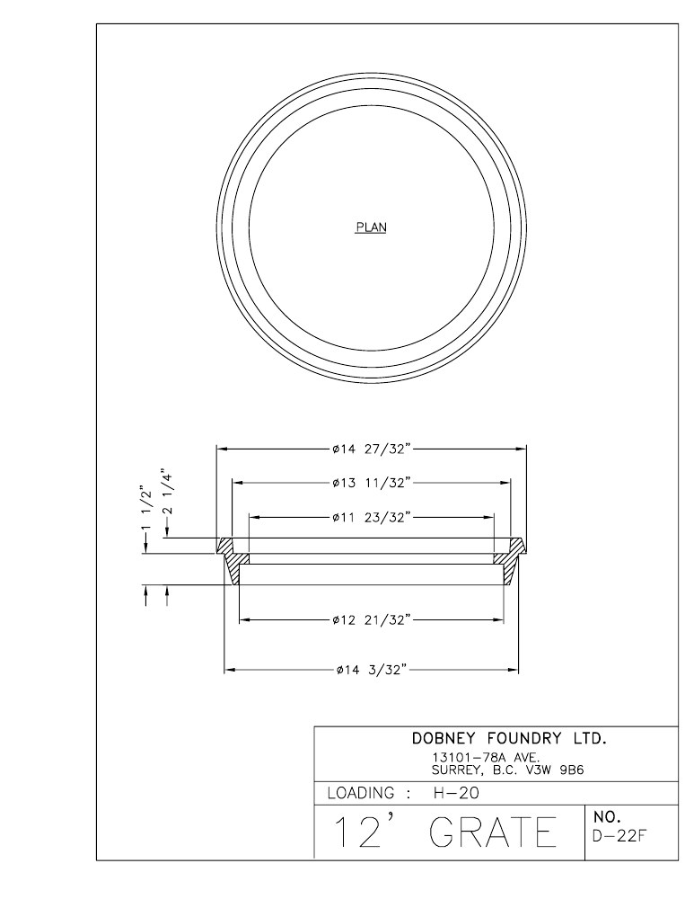 Technical drawing: Frame